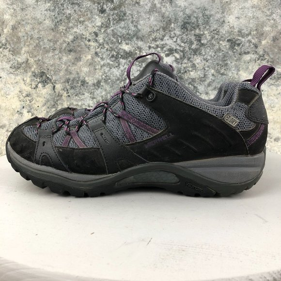 Merrell Women's 11 Siren Sport 2 Damson Black Purple Q-Dry Hiking Shoes J48872 - Picture 5 of 12